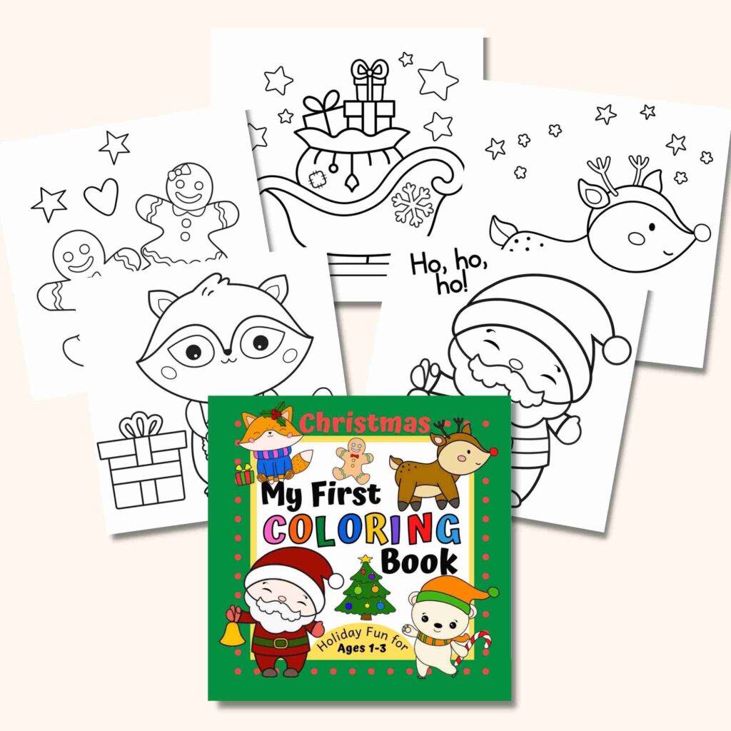 toddler christmas coloring book