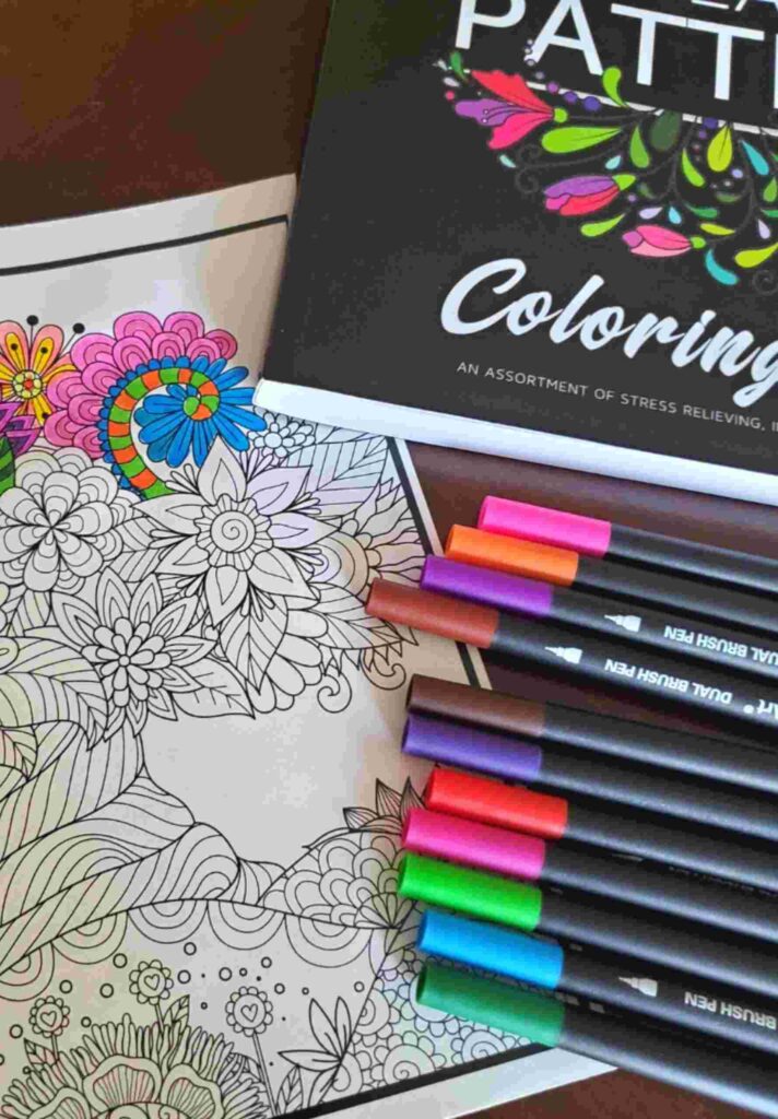 coloring page from 101 amazing patterns coloring book by cottage path press